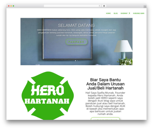 Divi WordPress theme - herohartanah.com
