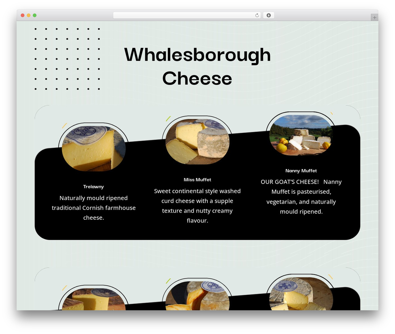 Divi WordPress theme - whalesboroughcheese.co.uk
