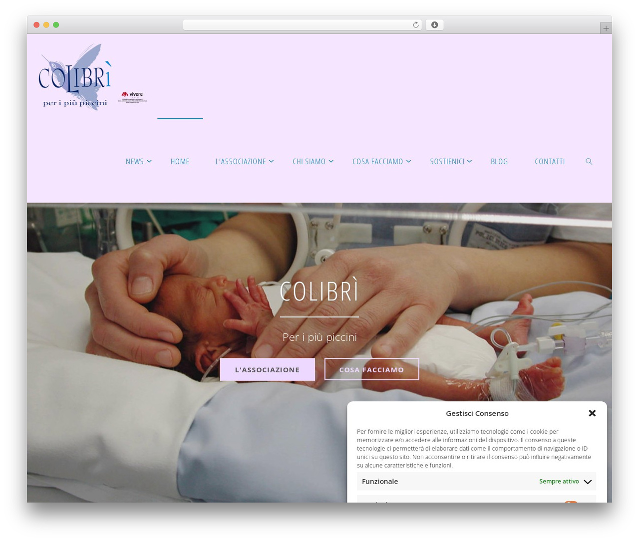 Fluida WordPress theme - colibriparma.it Fluida WordPress theme - colibriparma.it