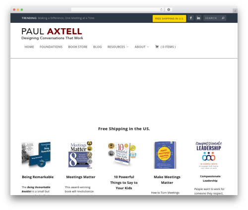 Extra theme WordPress - paulaxtell.com
