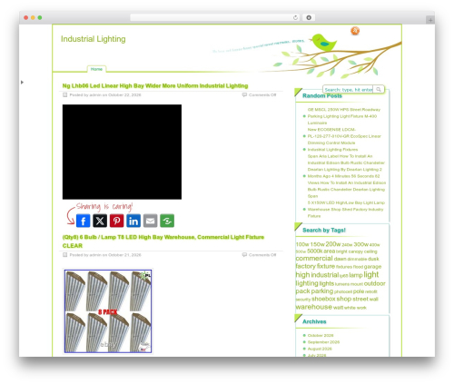 paramitopia WordPress theme - industrial-lighting.org