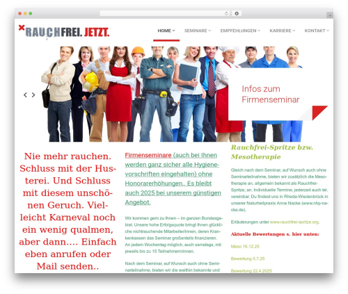 Theme WordPress Cherry Framework - rauchfrei-jetzt.net