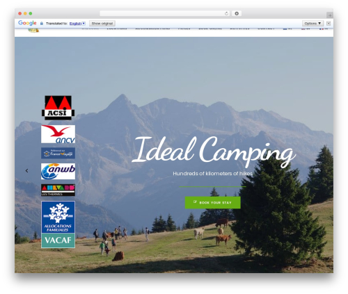 Uncode WordPress page template - ideal-camping.fr