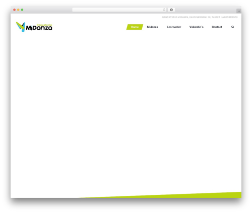 Cmsmasters content composer WordPress plugin - midanza.nl