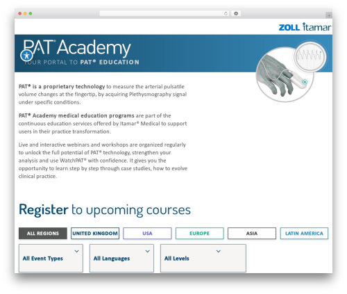 Starter Template theme WordPress - patacademy.com
