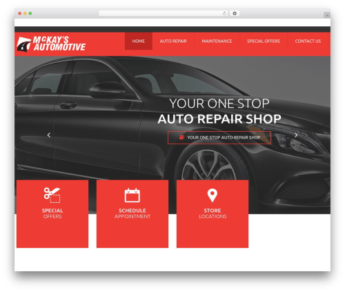WordPress theme cherry - mckaysauto.com