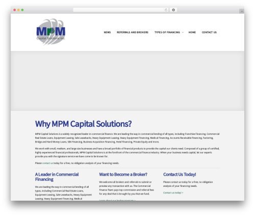 WordPress theme District - mpmcs.com
