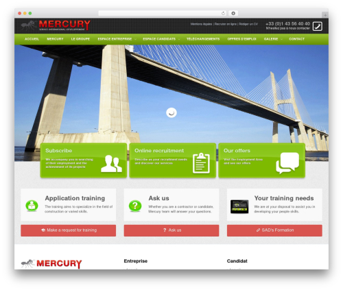 WordPress theme Edu - mercury-france.com