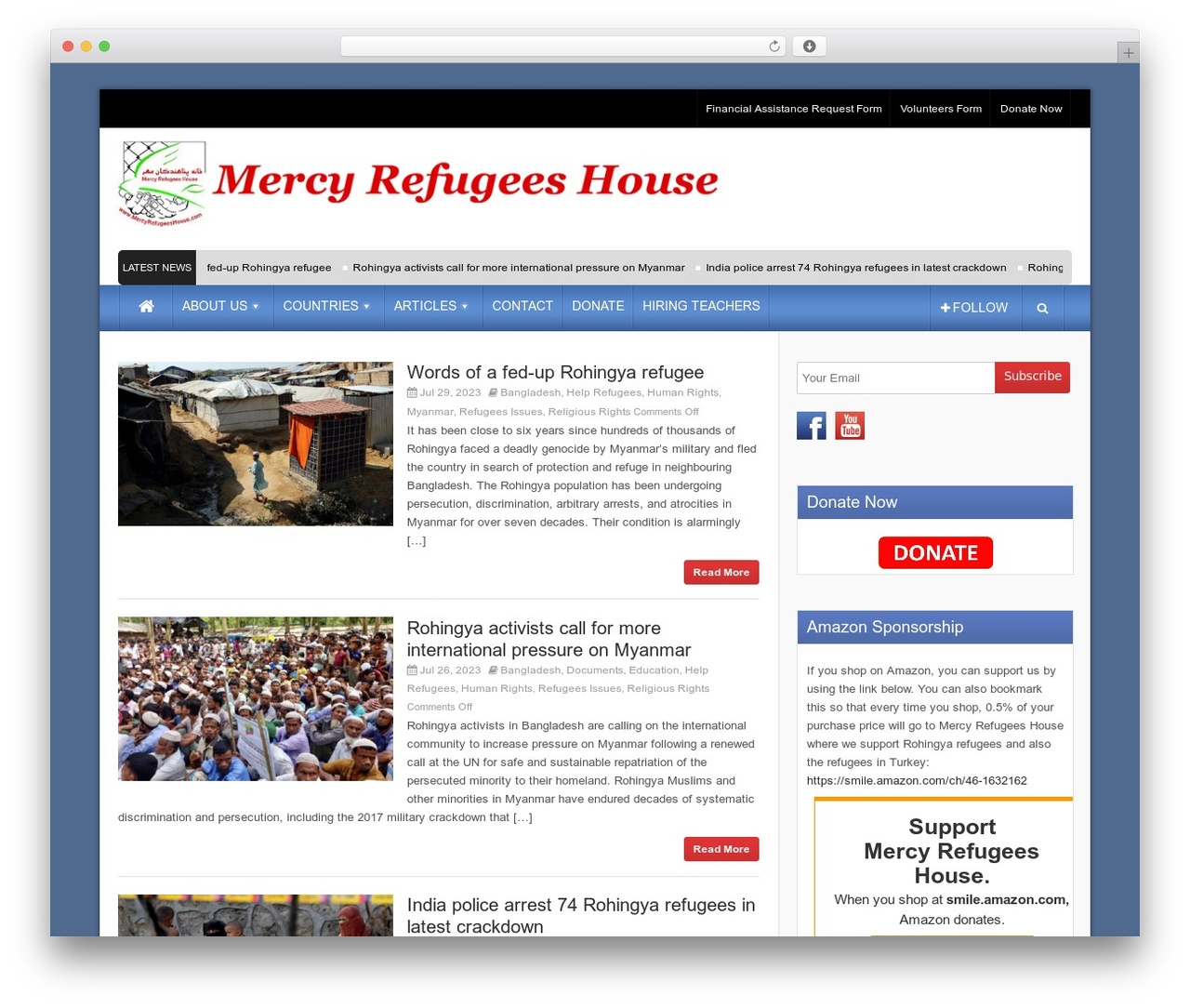 WP theme themerush by themeloy mercyrefugeeshouse