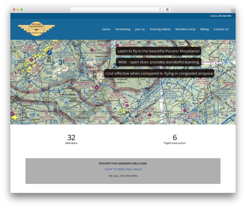 Best WordPress theme Enfold - mpoflyingclub.org