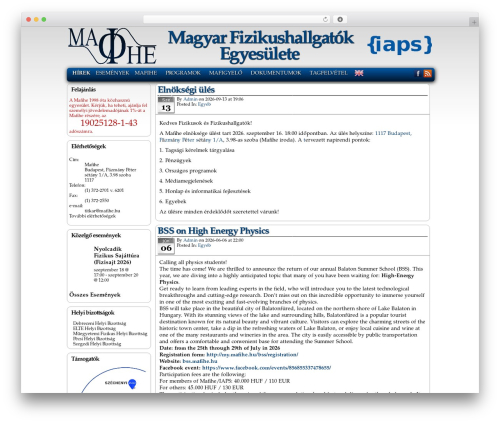 Easel theme WordPress - mafihe.hu
