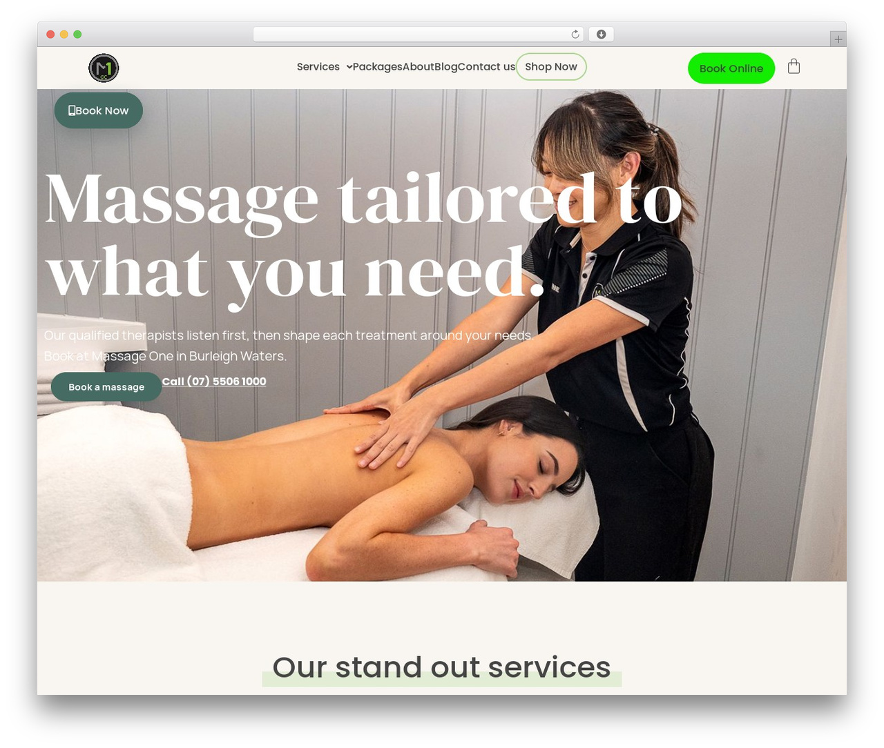 Hello Elementor Child theme WordPress free - massageone.com.au