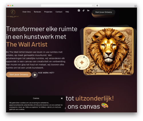 Animategl WordPress plugin - thewallartist.nl