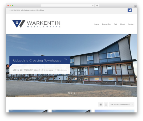 Realty WordPress theme - swiftcurrentrentalproperty.ca