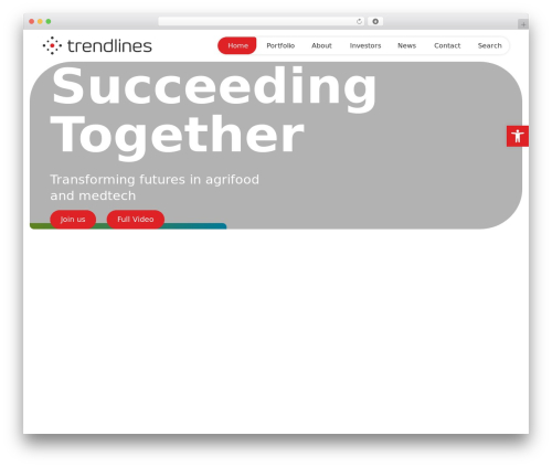 Starter Template WordPress theme - trendlines.com