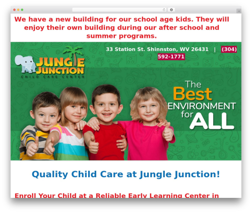 Theme WordPress Hello Elementor - junglejunctionchildcare.com
