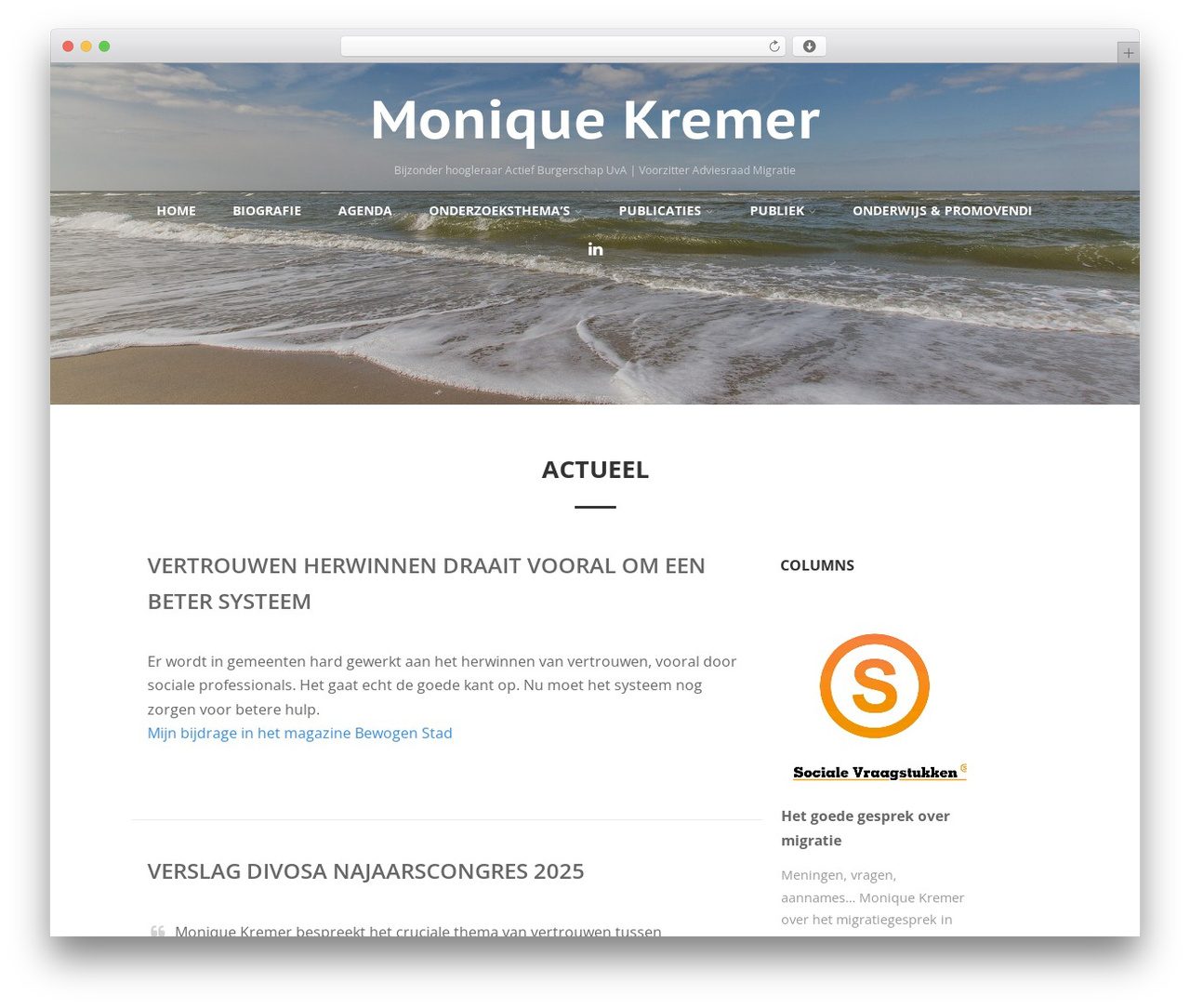Theme WordPress Optimizer PRO - moniquekremer.nl