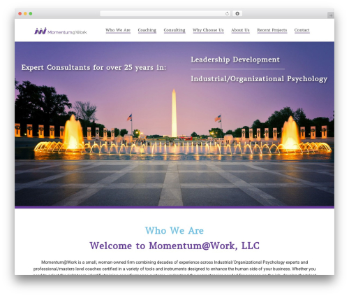 The7 top WordPress theme - momentumatwork.com