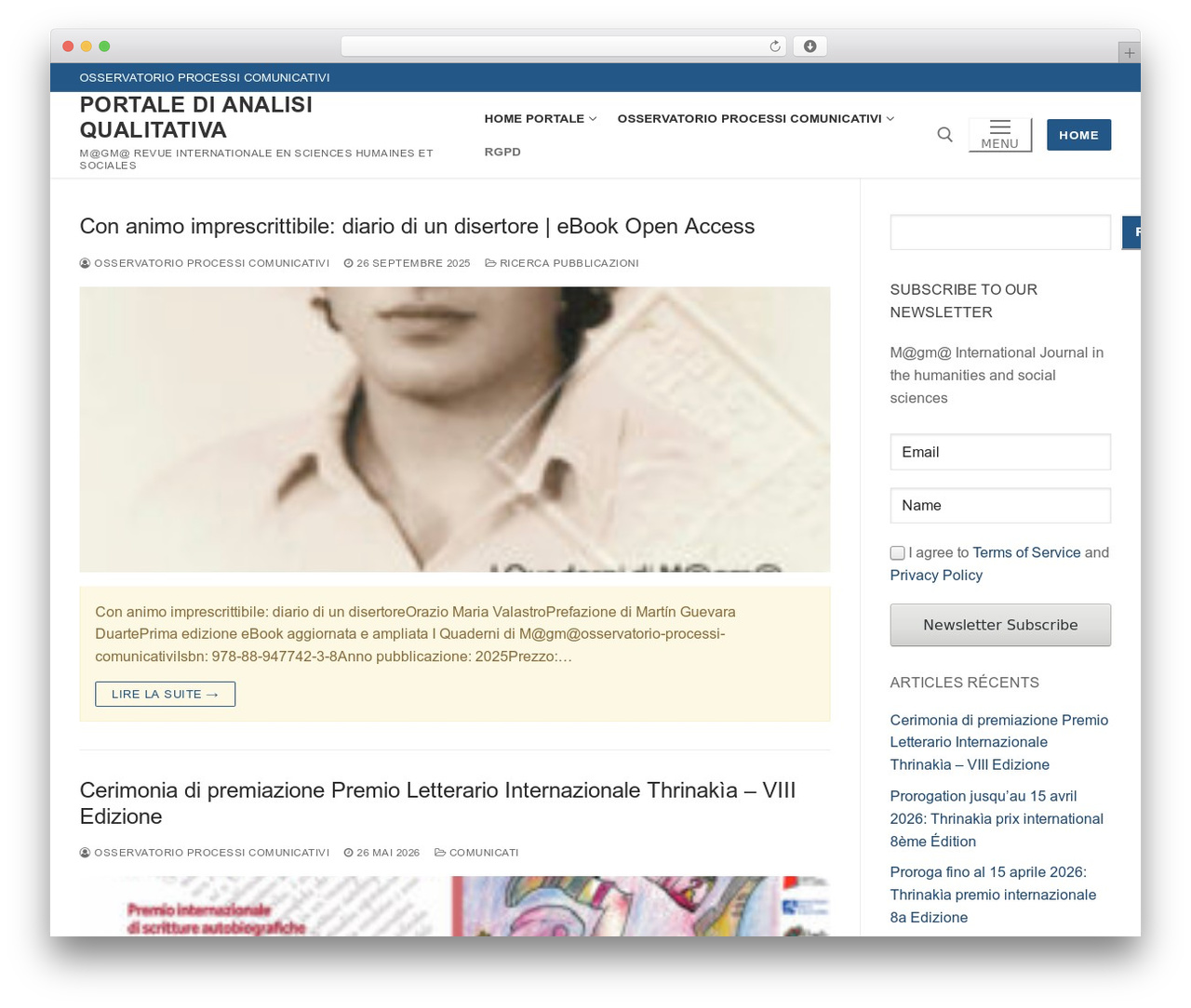 Theme WordPress Customify - portale.analisiqualitativa.com