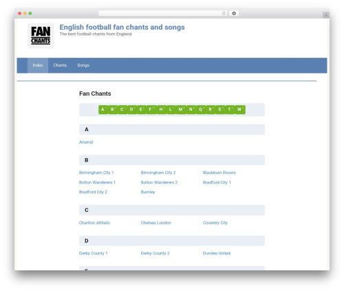 Abc pagination WordPress plugin - englishchants.com