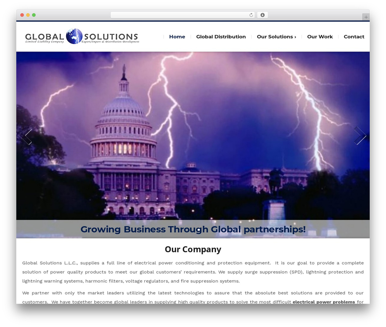 Time WordPress theme - globalsolutionsllc.com