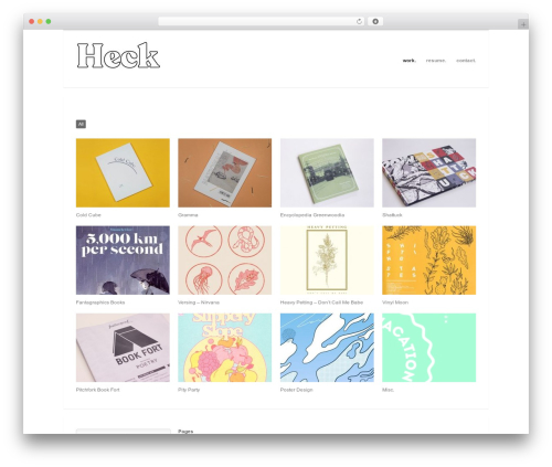 WordPress website theme Uber - michaelrheck.com