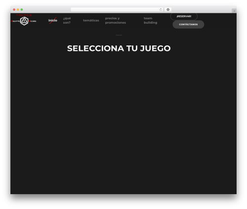 Escapium WordPress theme - tacticsescaperooms.com