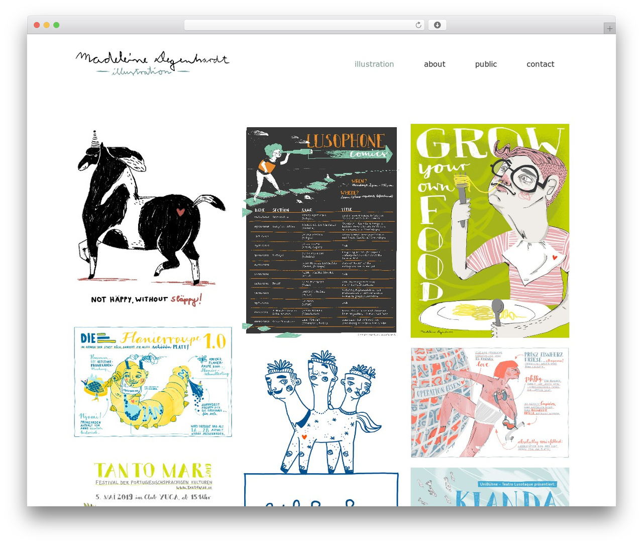 Folo best WordPress theme - madeleine-degenhardt.de