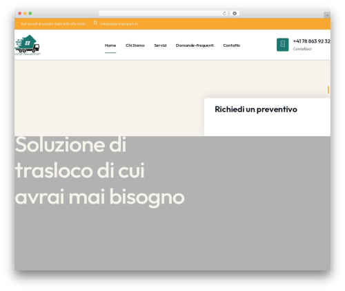 Pro elements 2 WordPress plugin - dede-transport.ch