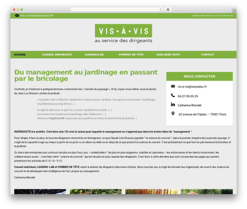 Igloo WordPress website theme - visavis-dirigeants.com