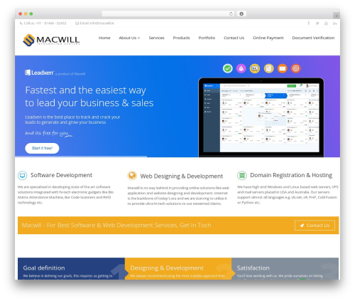 Macwill theme WordPress - macwill.in