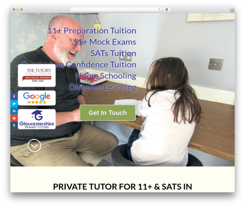 Pro WordPress theme - www.gloucestershireprimarytutors.co.uk