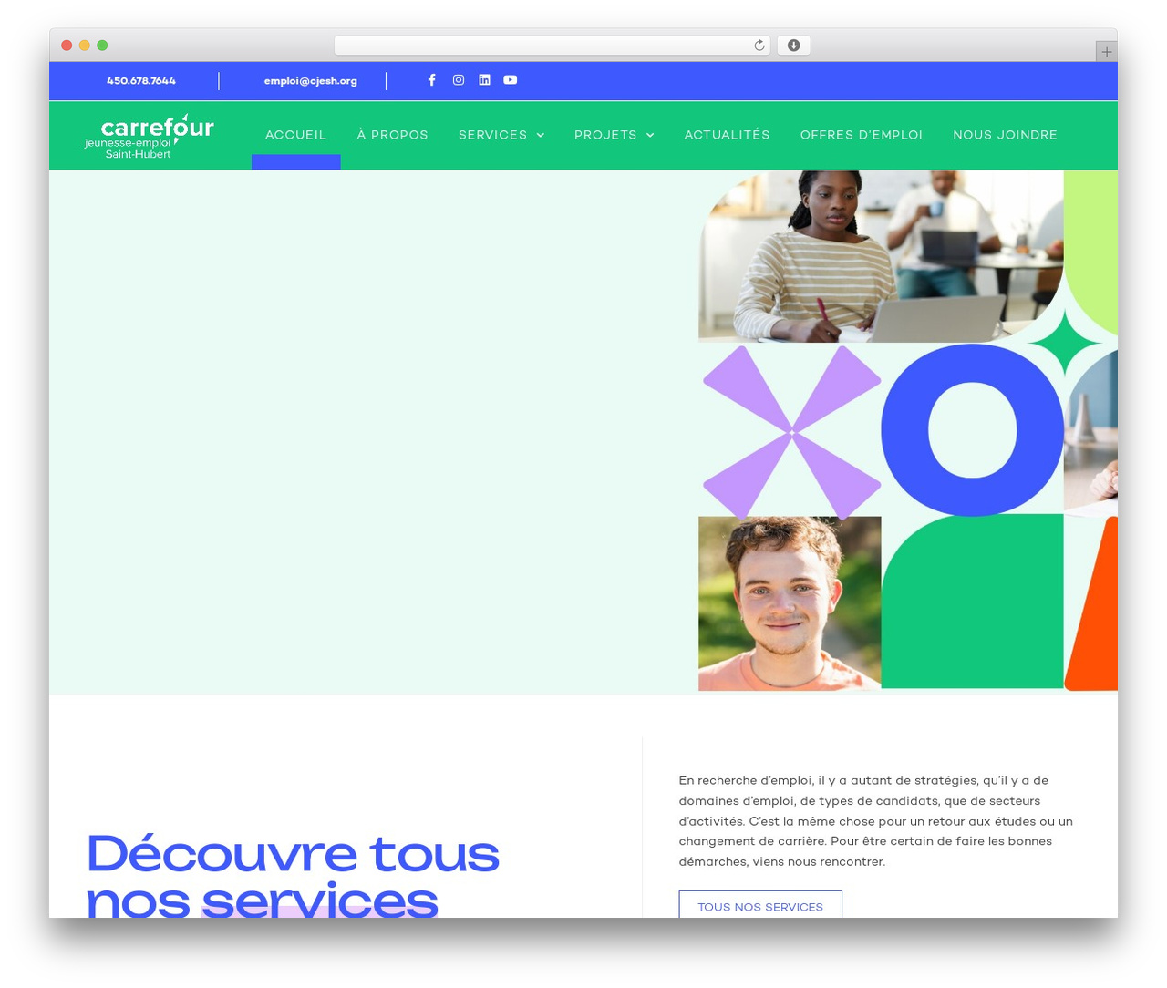 Scroller WordPress theme - cjesh.org