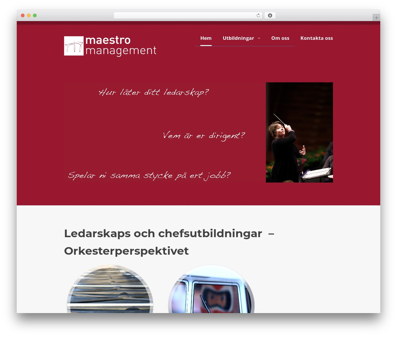 Sequential free website theme - maestromanagement.se