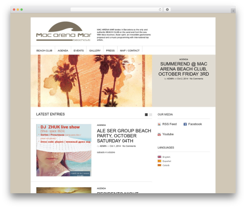 Sight theme WordPress - macarenamar.com