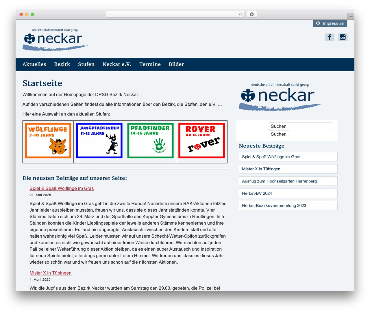 Theme WordPress DPSG | Wordpress | 2.4 - dpsg-neckar.de