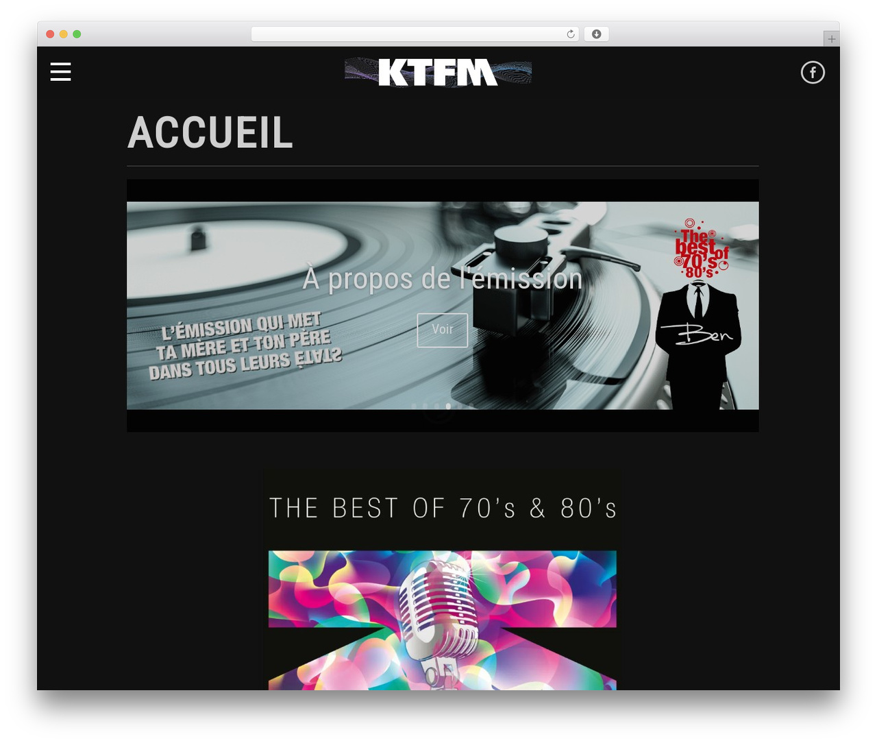 Theme WordPress Vice - ktfm-radio.ch