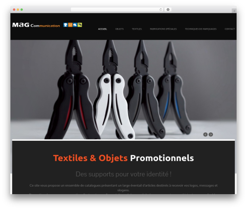 WordPress theme cherry - mag-communication.fr