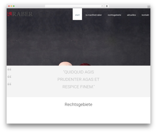 WordPress theme cherry - raberundcoll.de