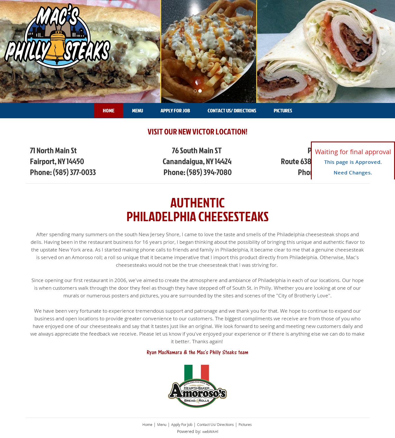 WordPress theme Macphilly by webWAH! LLC.