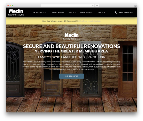 WordPress theme Reach Local - maclinsecuritydoor.com