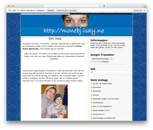 WordPress website theme - Universal - - monebj.isay.no