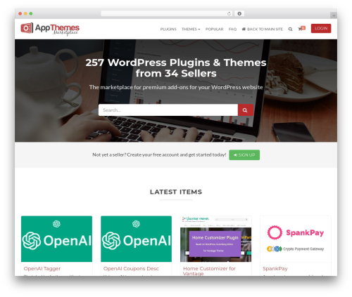 AppThemes Base WordPress theme - marketplace.appthemes.com