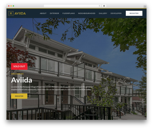 Aviida WordPress website theme - aviidaliving.com