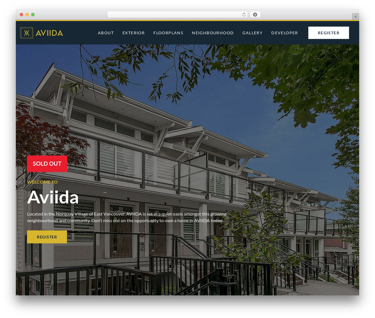Aviida WordPress website theme - aviidaliving.com