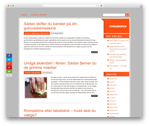 Basic WordPress theme free - toolworld.dk/blog