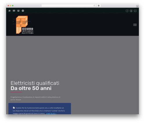 Best WordPress theme Constructify - picciurroimpianti.com