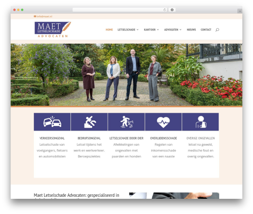 Divi WordPress theme - maet.nl