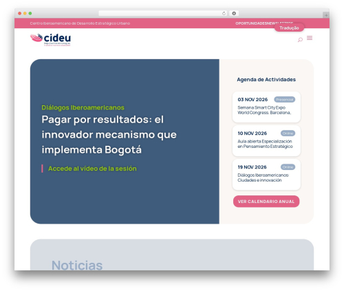 Divi WordPress theme - cideu.org