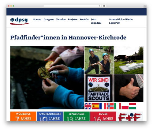 DPSG BASE THEME WordPress theme - dpsg-hannover.de